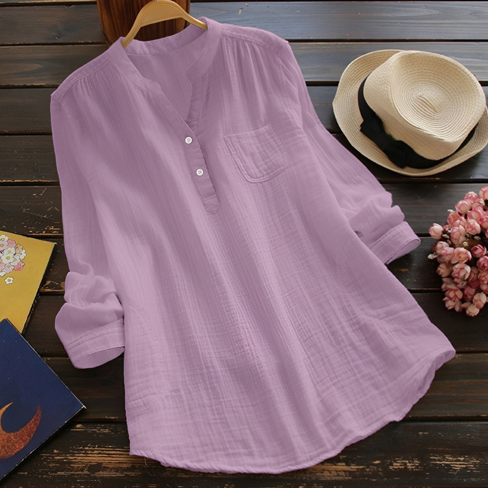 Damen Bluse – Lockere Alltagsbluse für zeitlose Looks 2