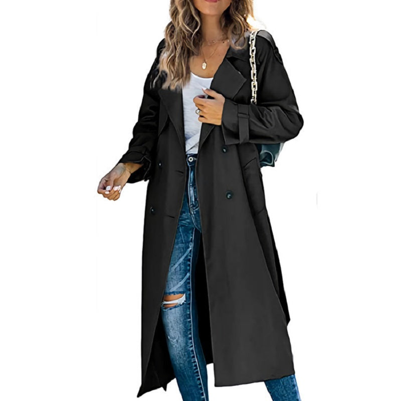 Damen Langschaft-Trenchcoat 0