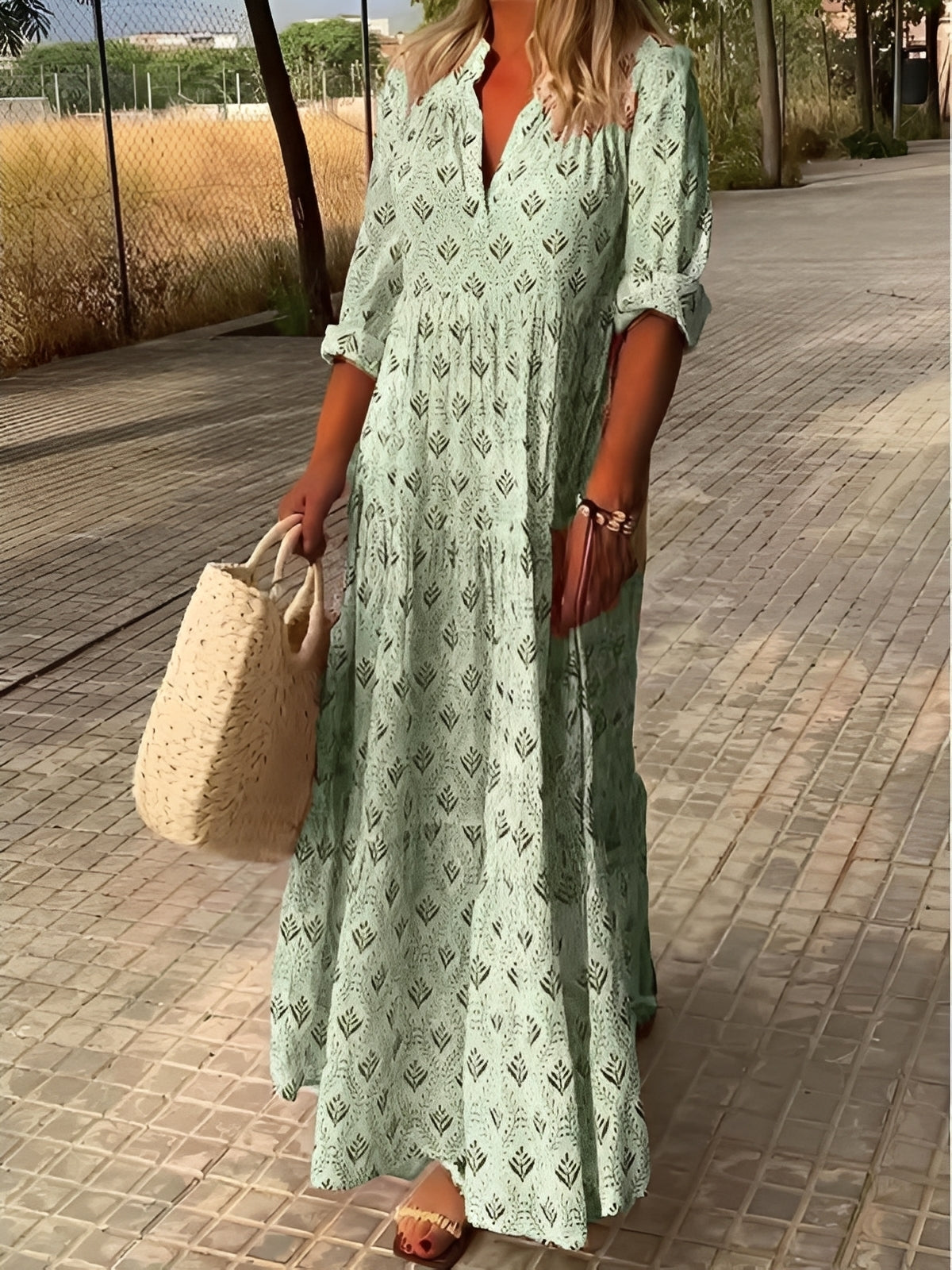 Damen Maxikleid – Luftiges Sommerkleid für entspannte Looks 0