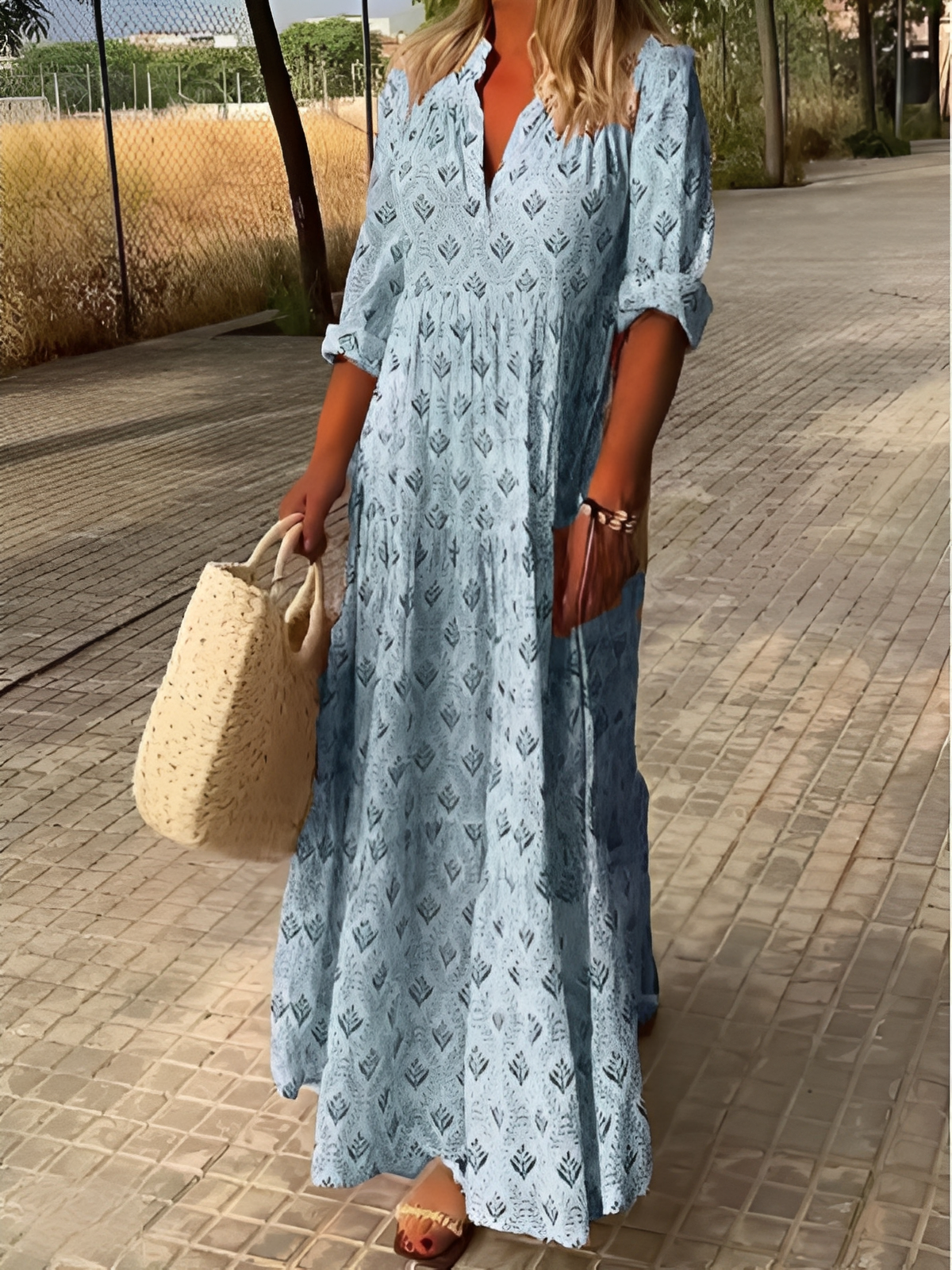 Damen Maxikleid – Luftiges Sommerkleid für entspannte Looks 2