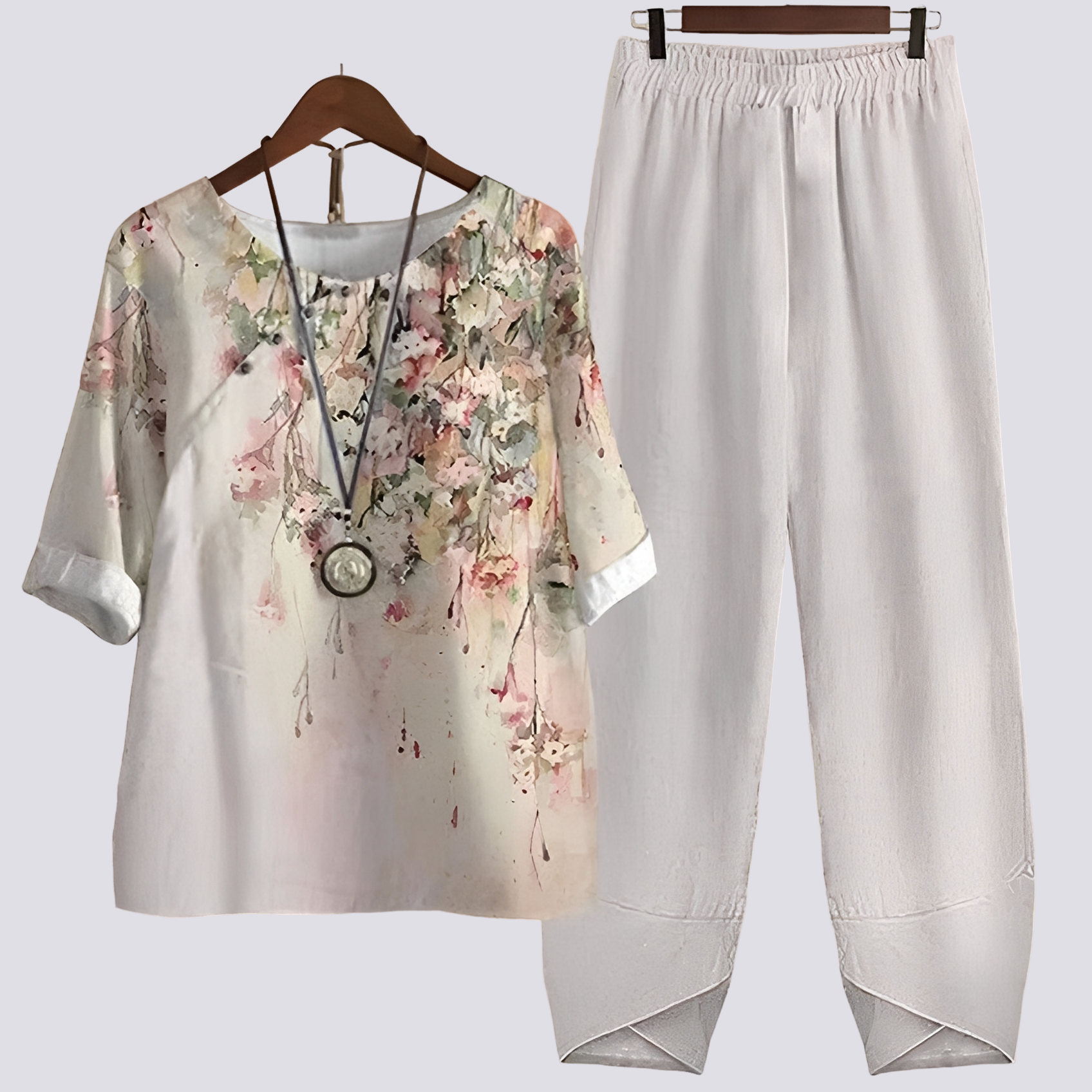 Damen Set – Zweiteiliges Outfit mit modernem Muster 6