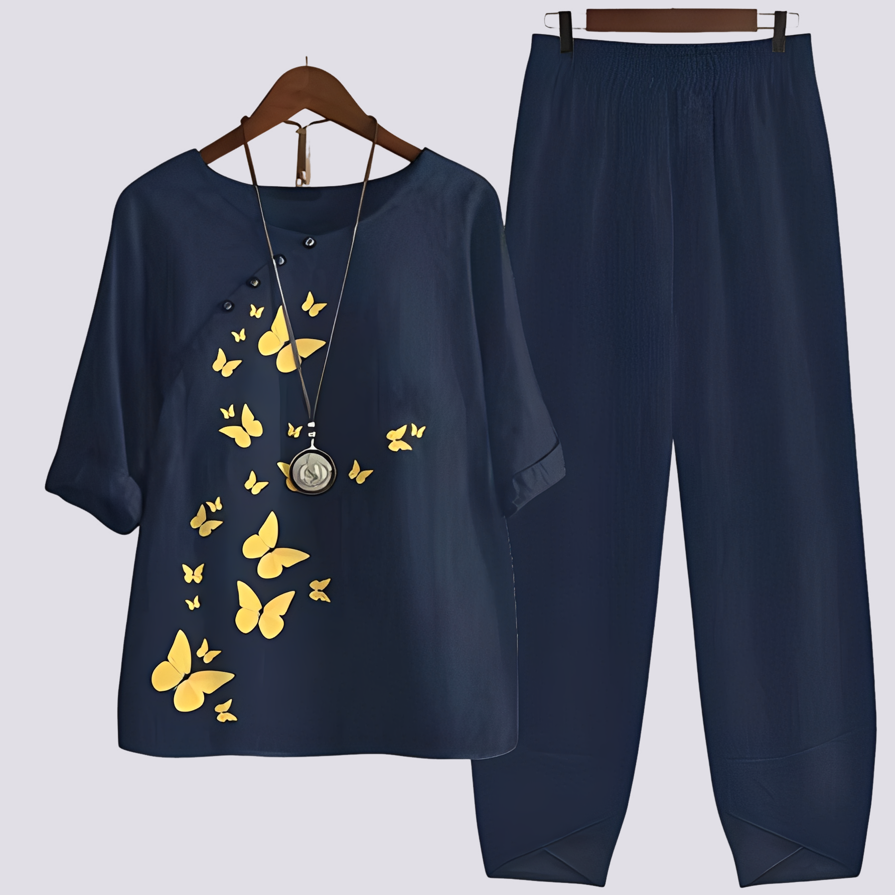 Damen Set – Zweiteiliges Outfit mit modernem Muster 8