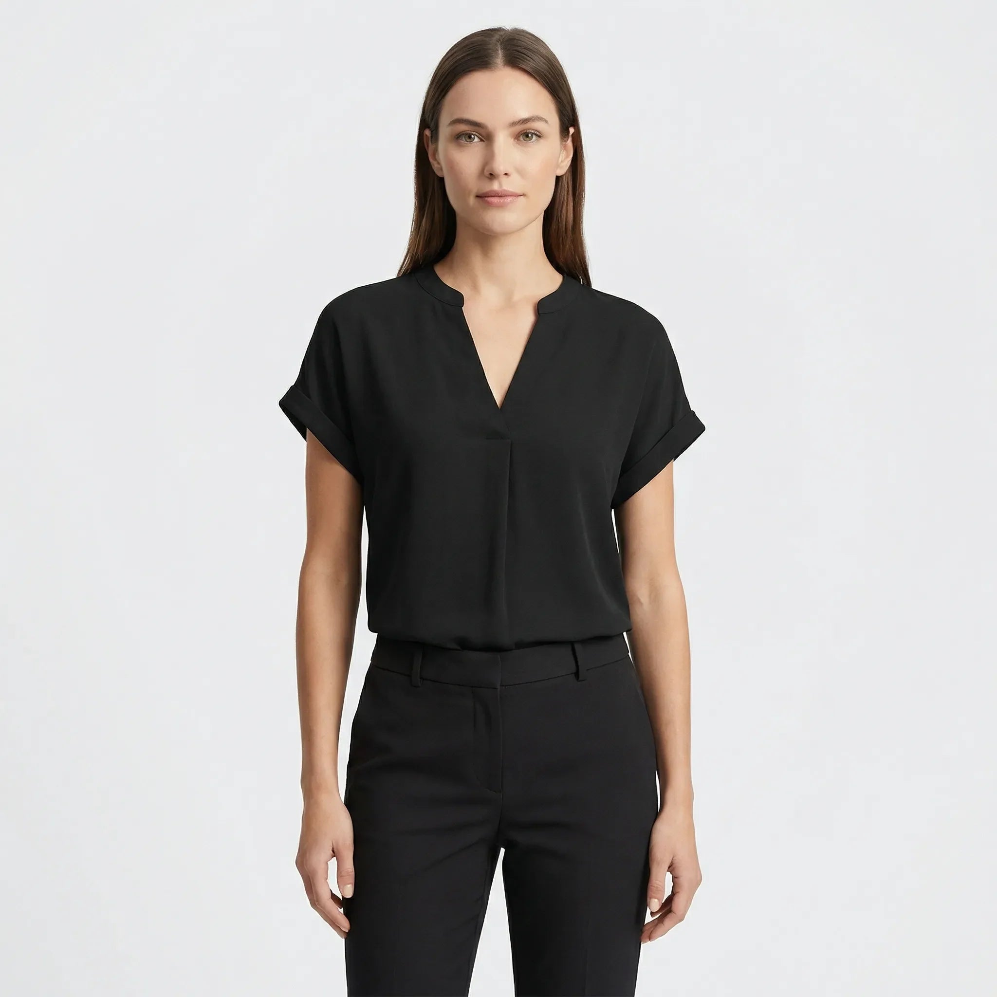 Damenbluse Damen | Locker tailliert & Pflegeleichter Look