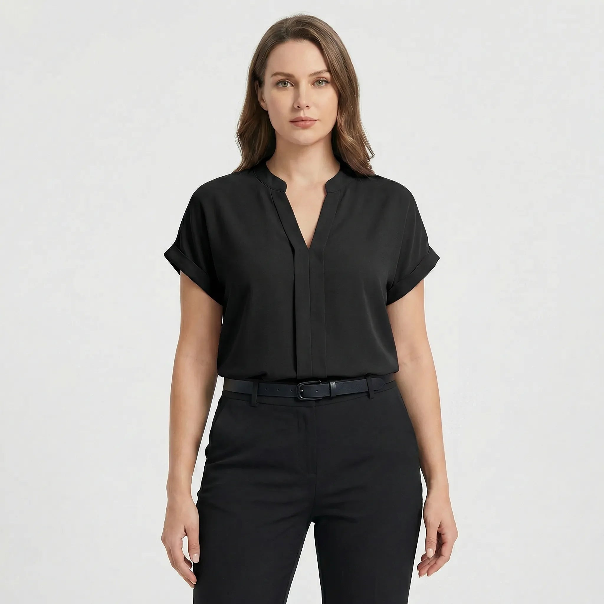Damenbluse Damen | Locker tailliert & Pflegeleichter Look