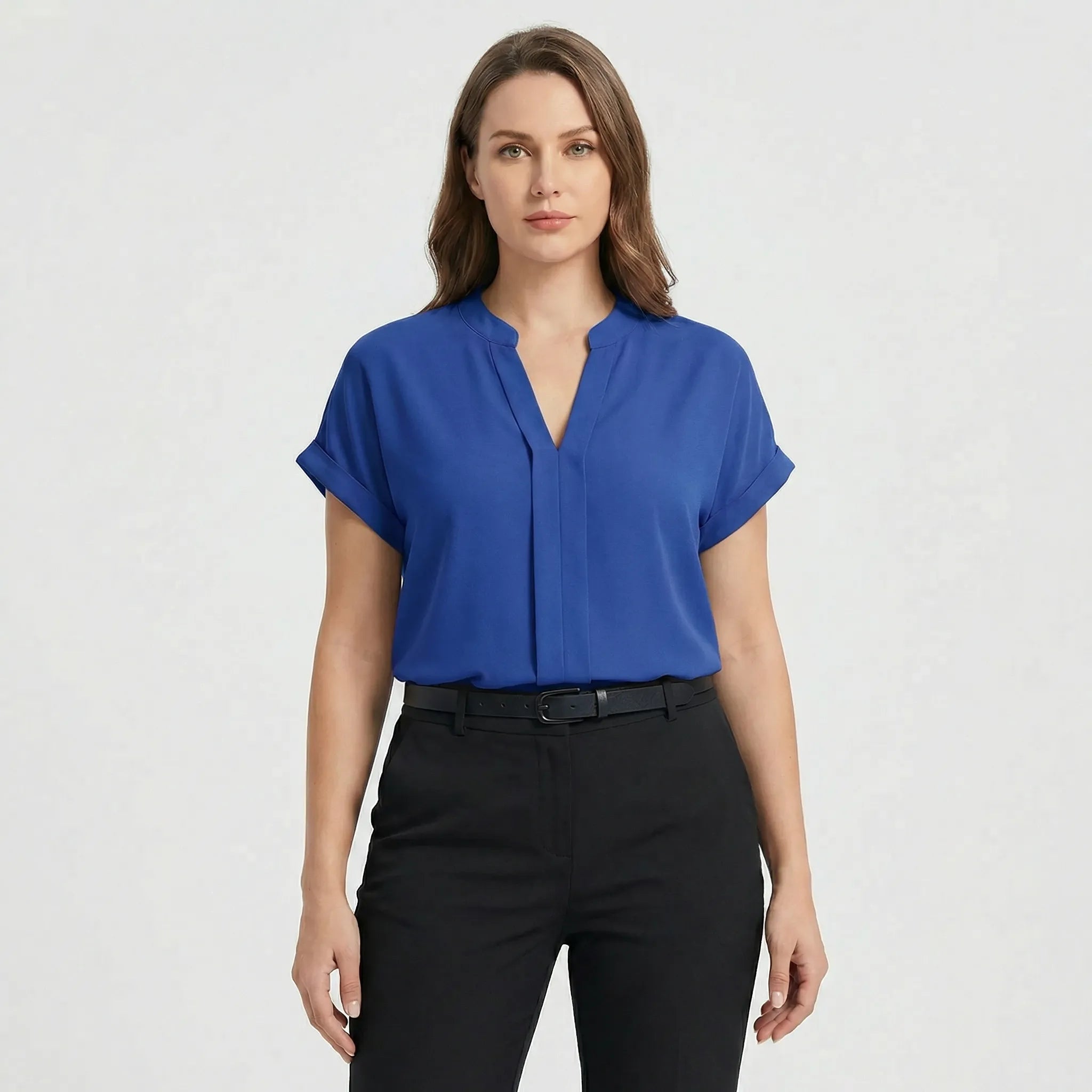 Damenbluse Damen | Locker tailliert & Pflegeleichter Look