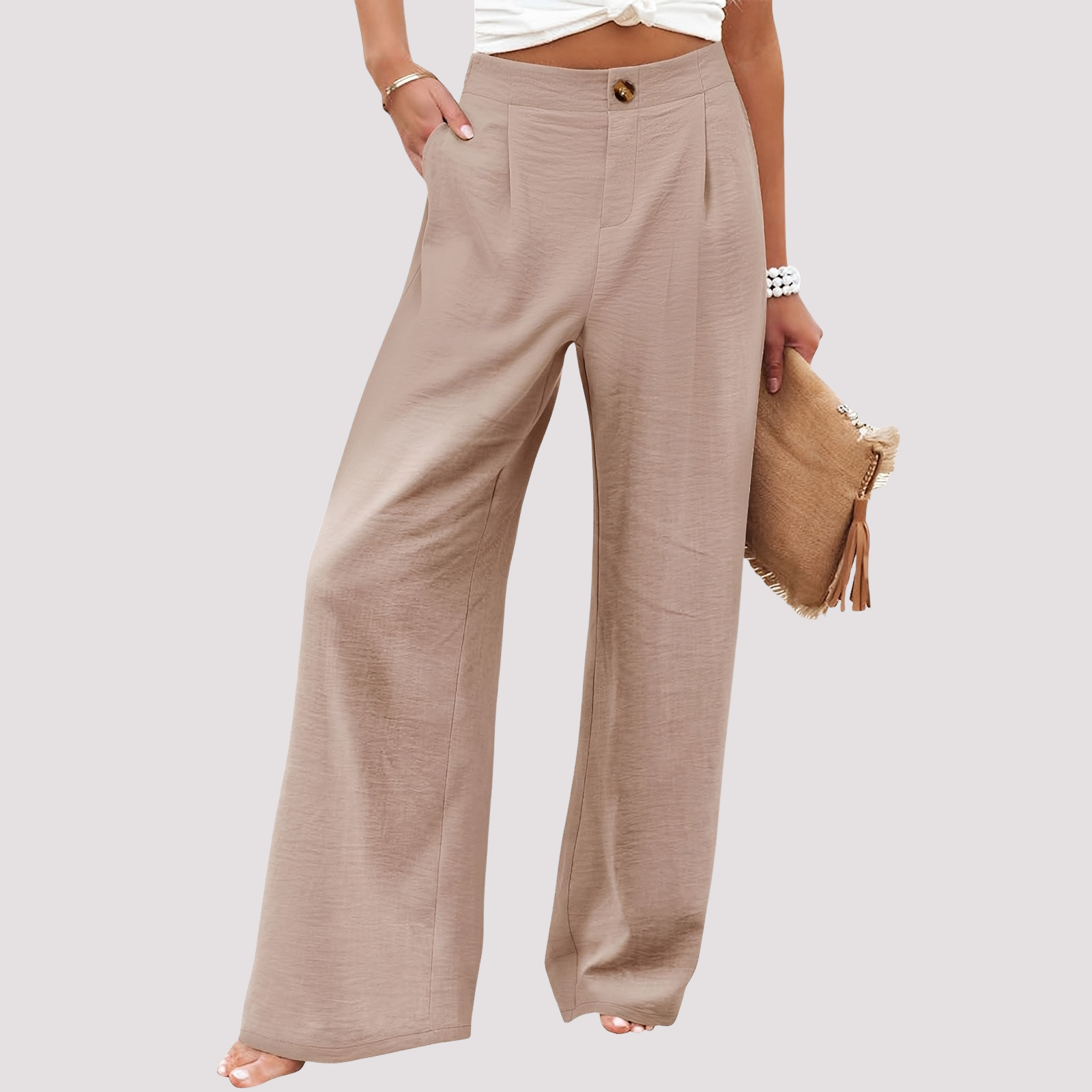 Damenhose | Weites Bein & High-Waist-Komfort