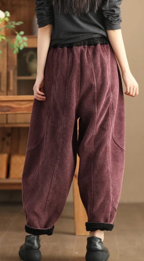Damenmodische Cordhose