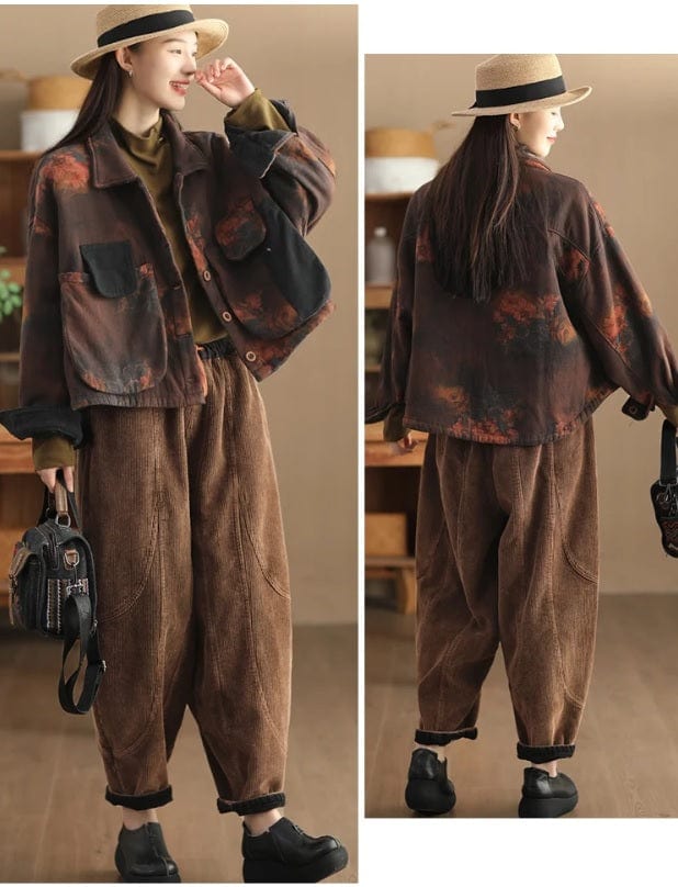 Damenmodische Cordhose
