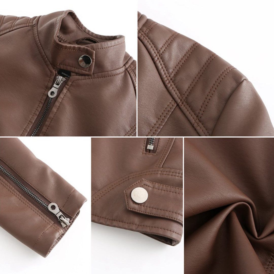 Dannie - Stylische Lederjacke 8
