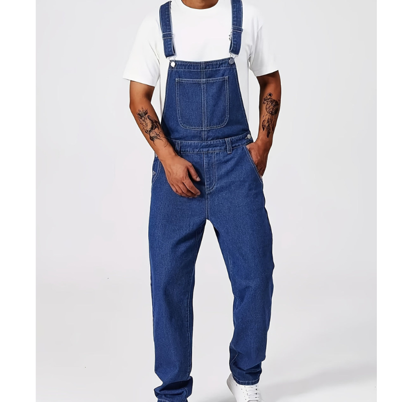 Denim Overall Herren | Robust & Praktische Taschen