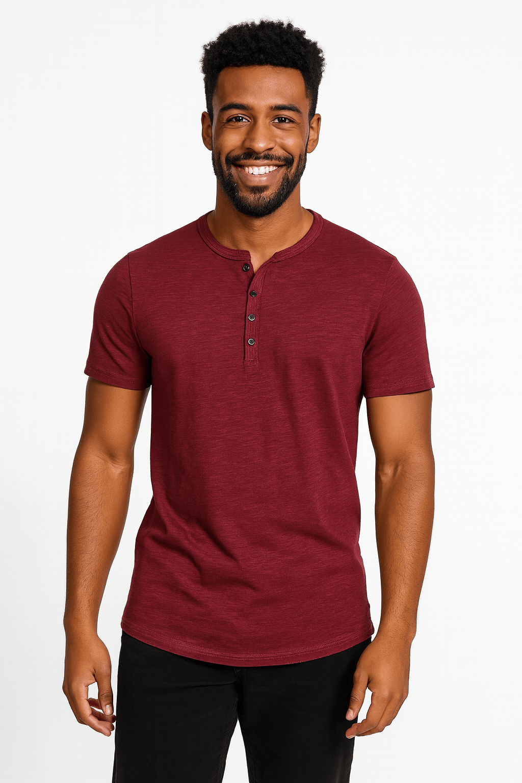 Dirk Henley-Shirt mit Knopfleiste 4