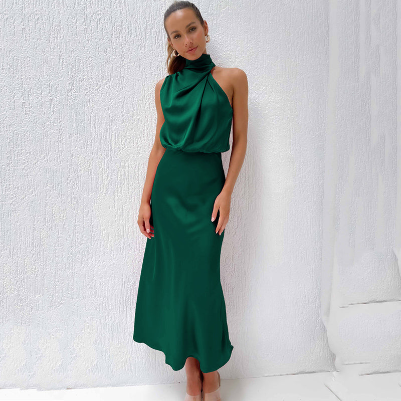 Doris | Damen Schickes Neckholder Abendkleid 10