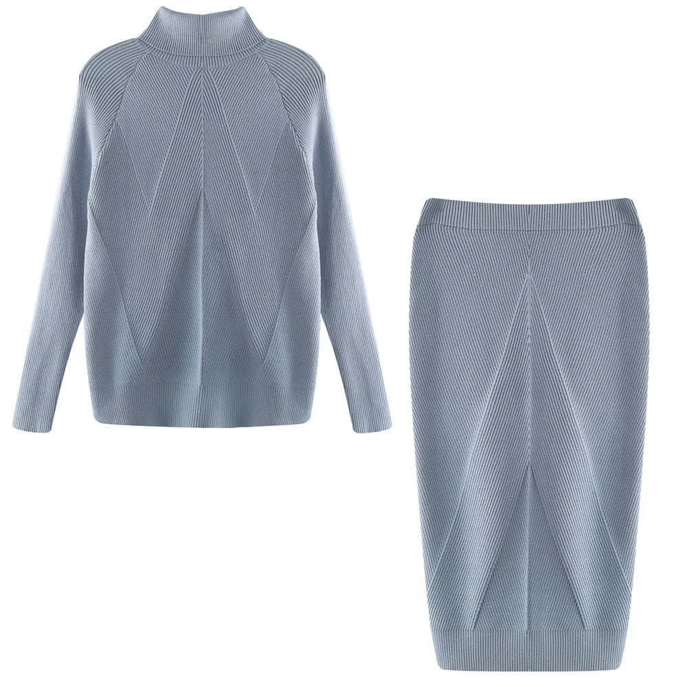 Ein super kuscheliges Strickkleid für die kalten Tage