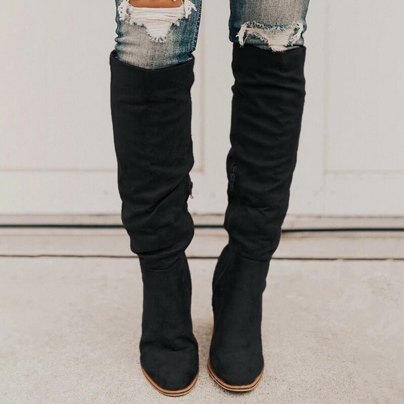 Elegante Kniehohe Damen-Stiefel 0