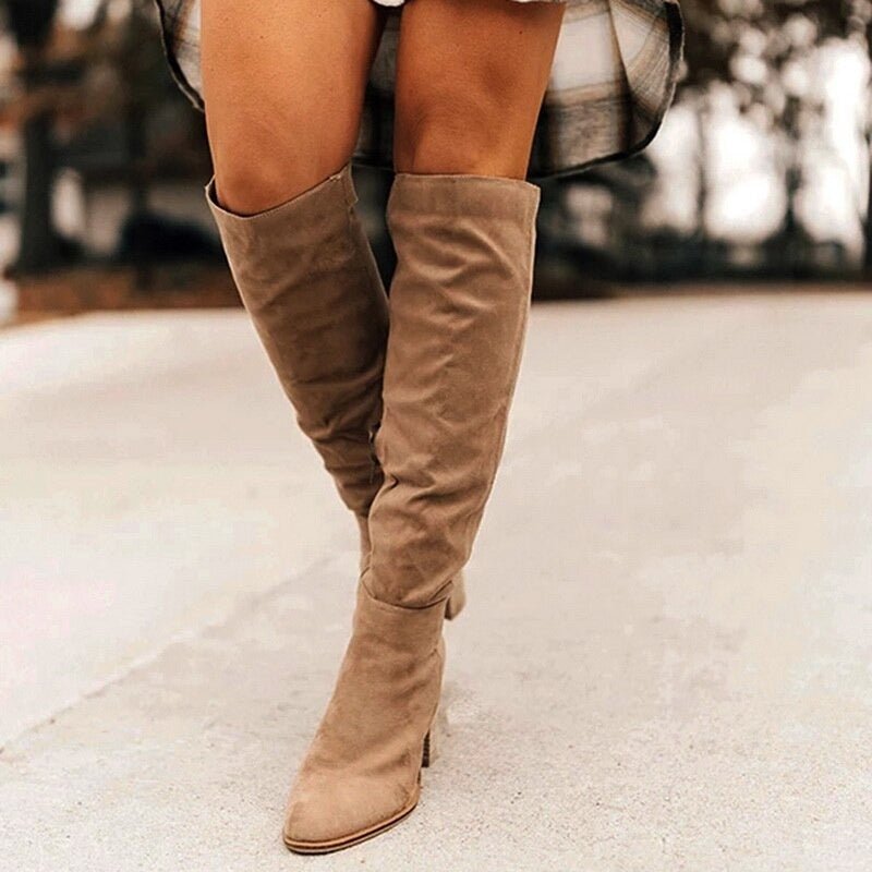 Elegante Kniehohe Damen-Stiefel 1