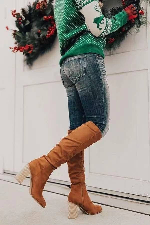 Elegante Kniehohe Damen-Stiefel 3