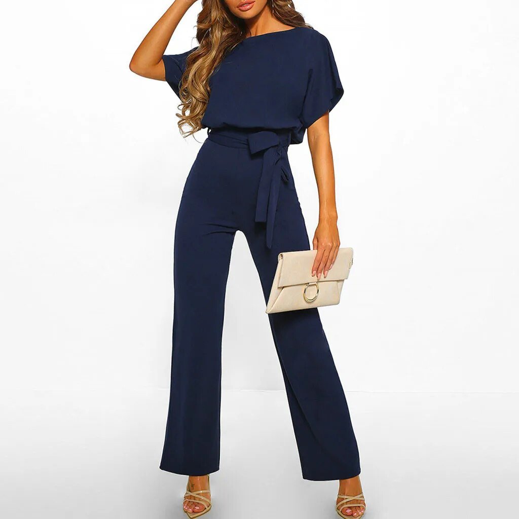 Eleganter Jumpsuit Ocean Breeze für Frauen - Nathalie