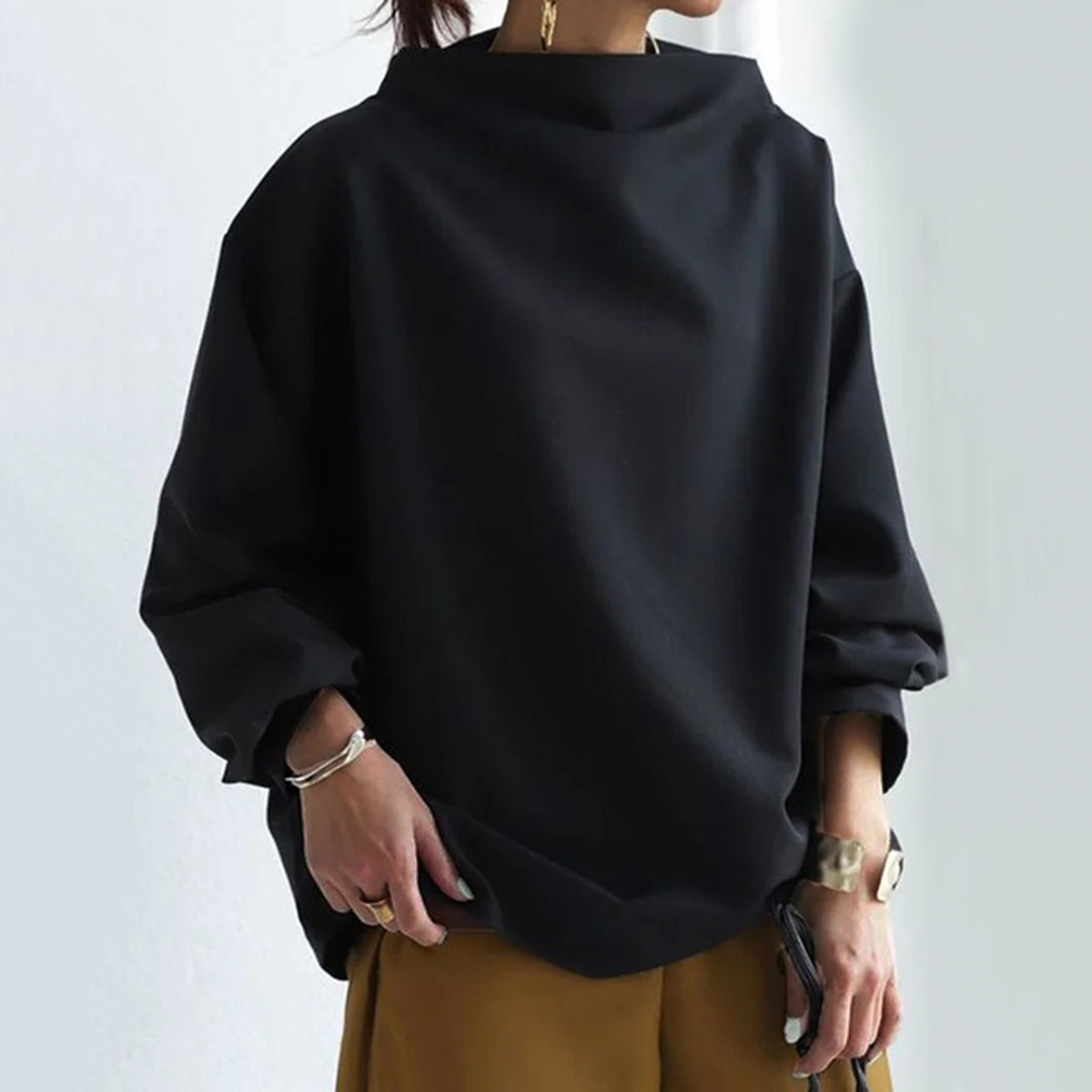 Eleganter Lockerer Pulli