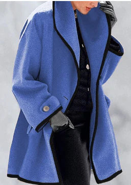 Eleganter und modischer Fleece-Mantel