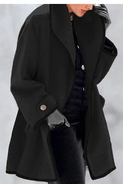 Eleganter und modischer Fleece-Mantel