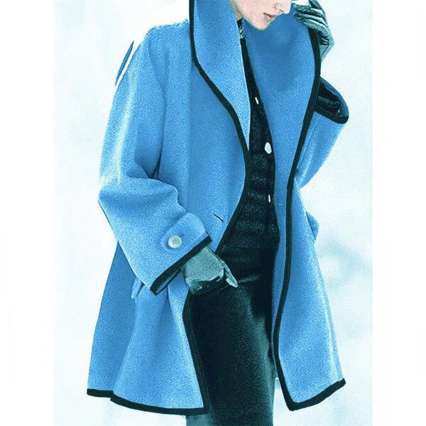 Eleganter und modischer Fleece-Mantel