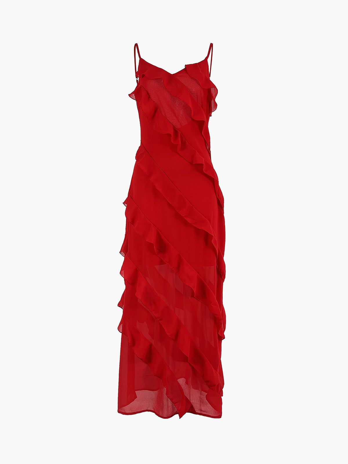 Elegantes Kleid mit Rüschen
