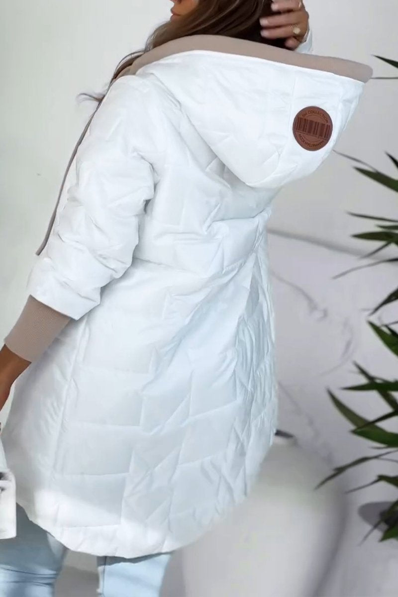 Ella - Wattierte Jacke mit Reißverschluss