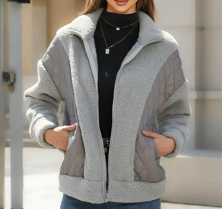 Eloise - Fleece wattierte warme Winterjacke