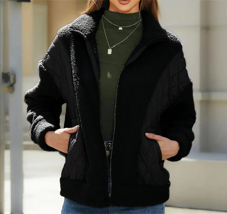 Eloise - Fleece wattierte warme Winterjacke