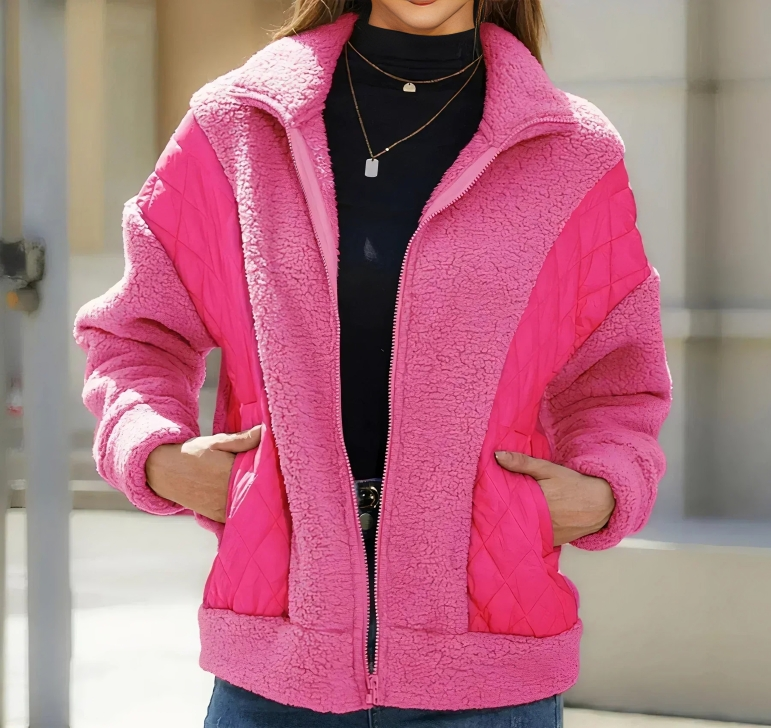 Eloise - Fleece wattierte warme Winterjacke