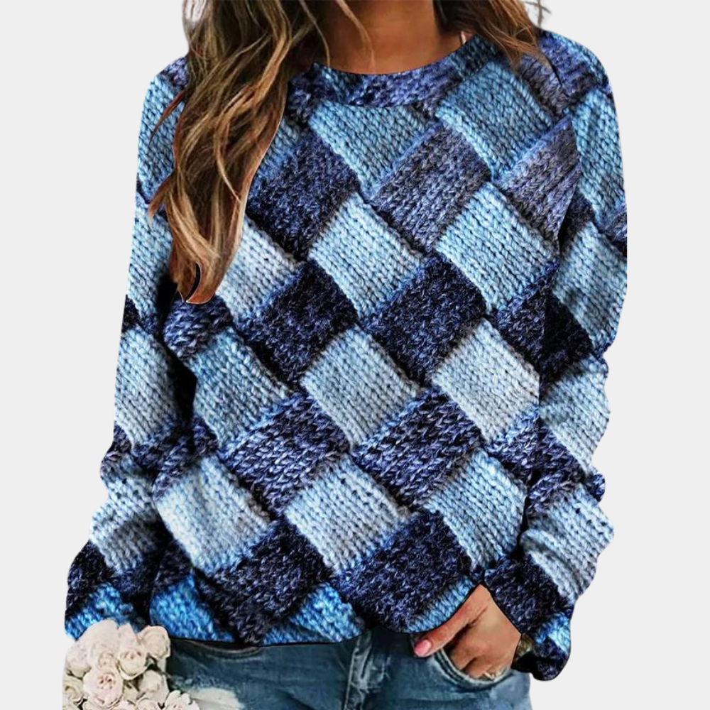 Emma | Modischer und farbenfroher Damenpullover