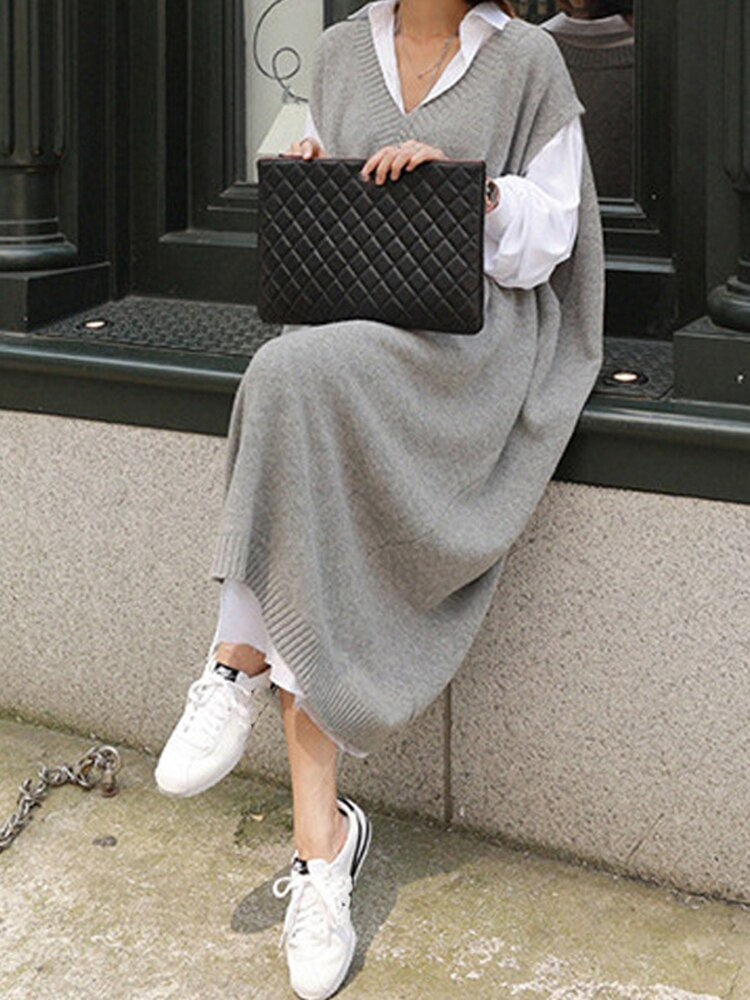 Estelle - Feminines Strickkleid für Damen