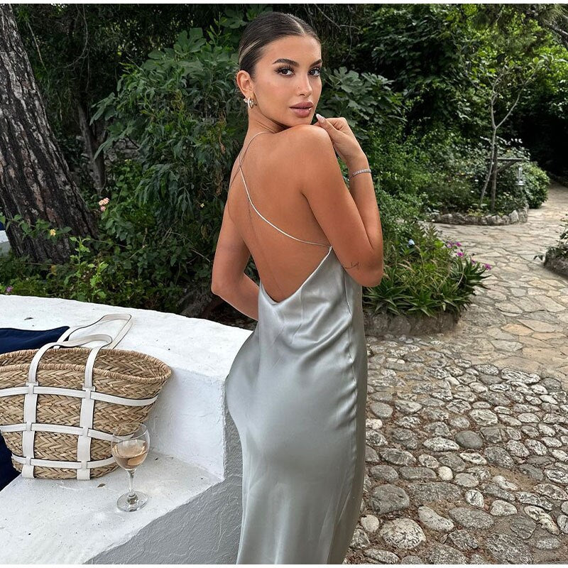 Feminine Langes Kleid für Frauen - Lozenda