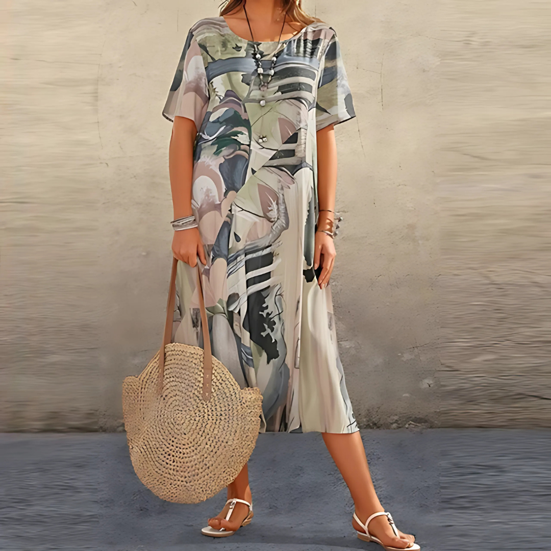 Filomena – Bequemes Blumenkleid 4