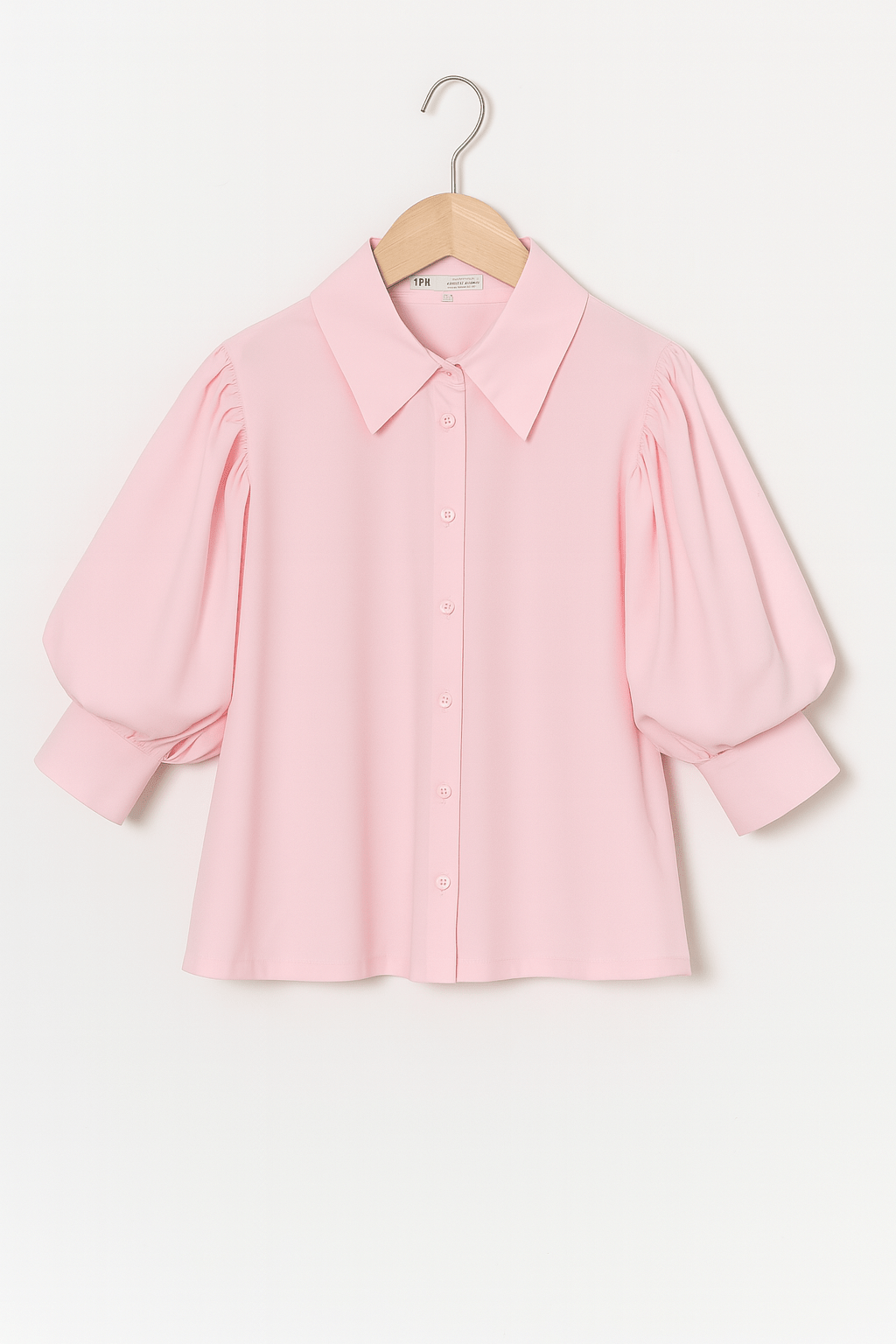 Francien Bluse gestreift mit Puffärmeln 5