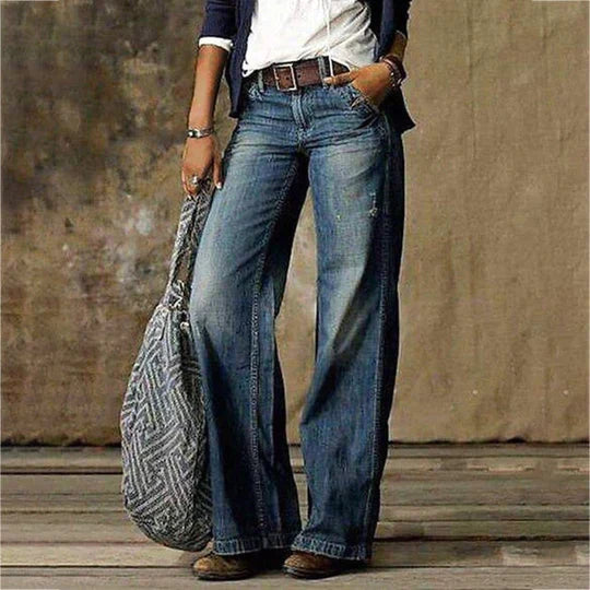Jeans Damen | Hoher Bund & Weites Bein 2