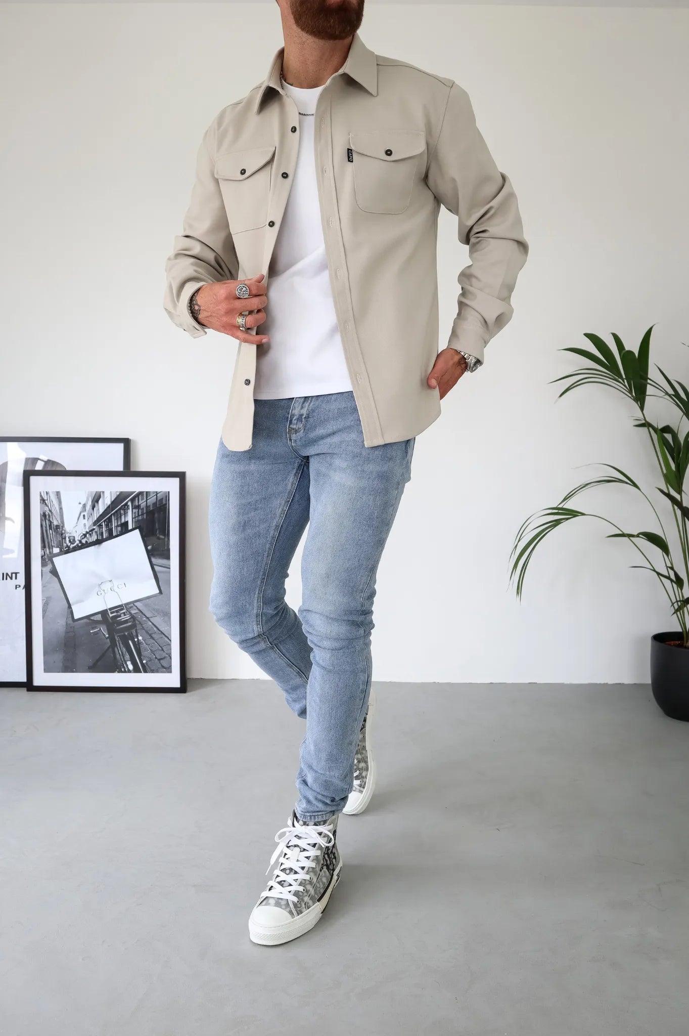 Gabriel - Hemdjacke mit Knopfleiste 1