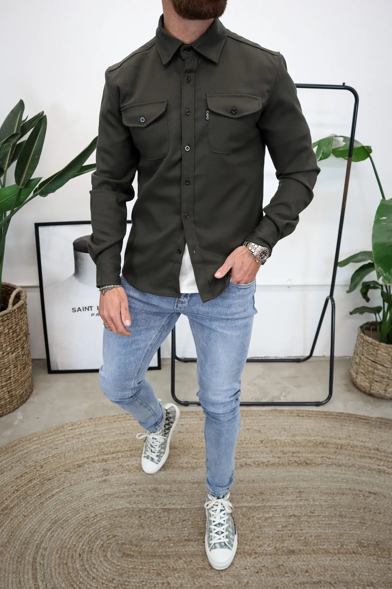 Gabriel - Hemdjacke mit Knopfleiste 4