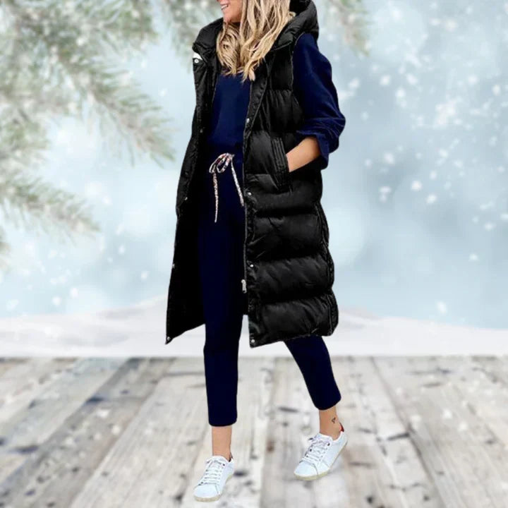 Gesteppte Longweste Damen | Warm & Leicht für den Winter