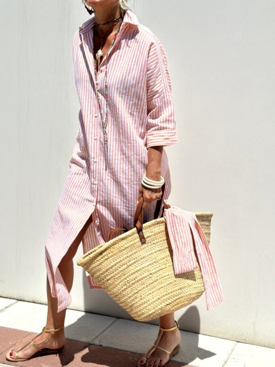 Gestreiftes Hemd Damen | Oversized & Lässig