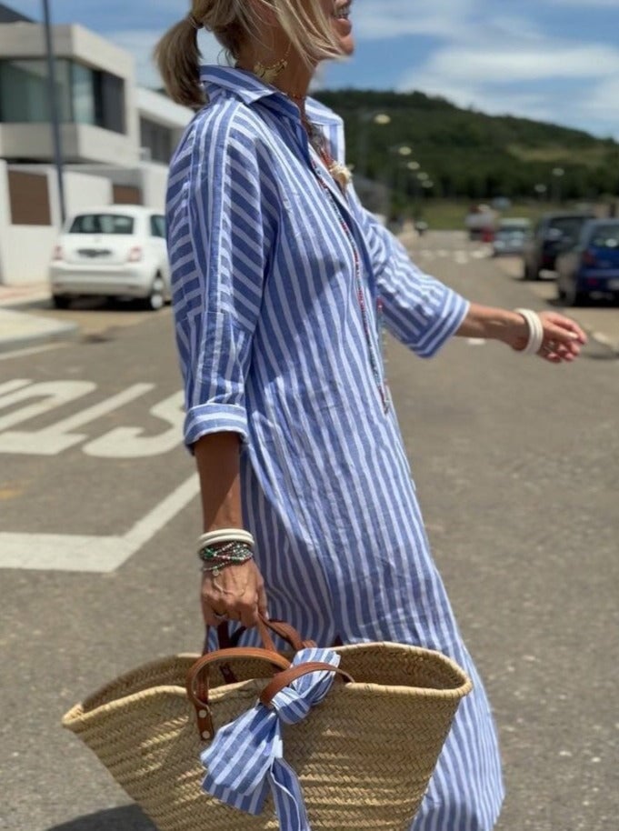 Gestreiftes Hemd Damen | Oversized & Lässig