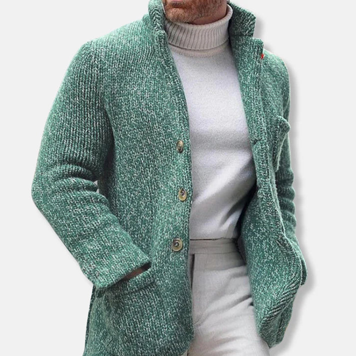 Griffin - Stilvoller, vielseitiger Strickcardigan mit Knöpfen für Herren 3