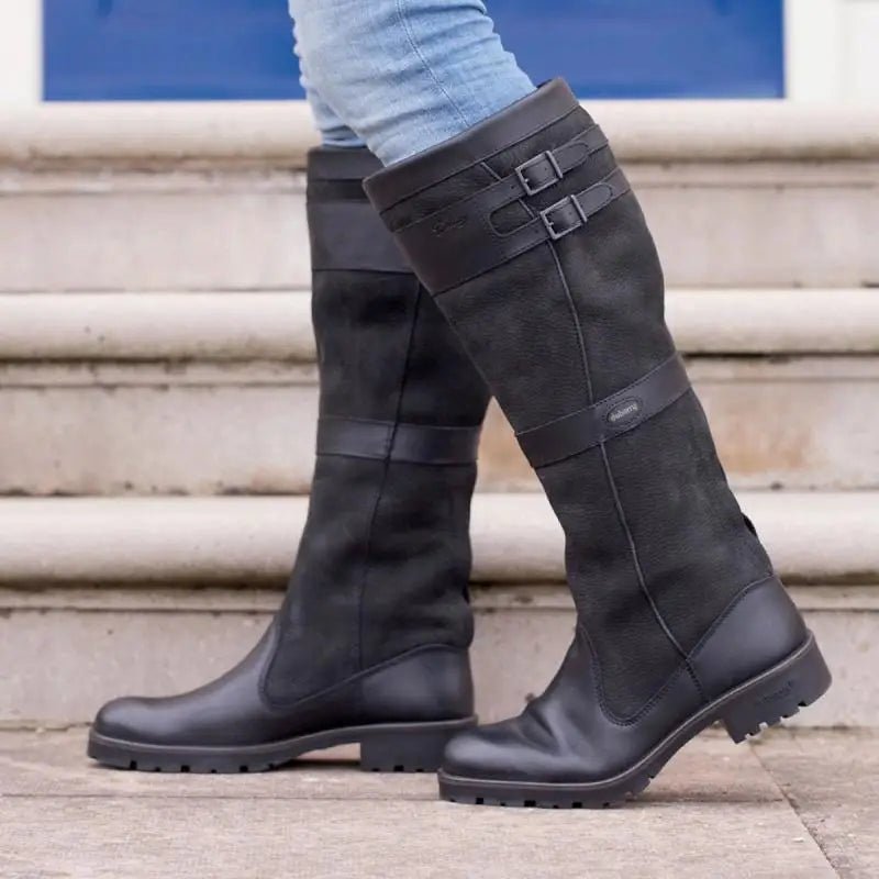 Harper | Wasserdichte kniehohe Lederstiefel 1