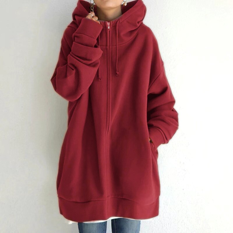 Heidi-Mode - Lange Herbst Strickjacke 4