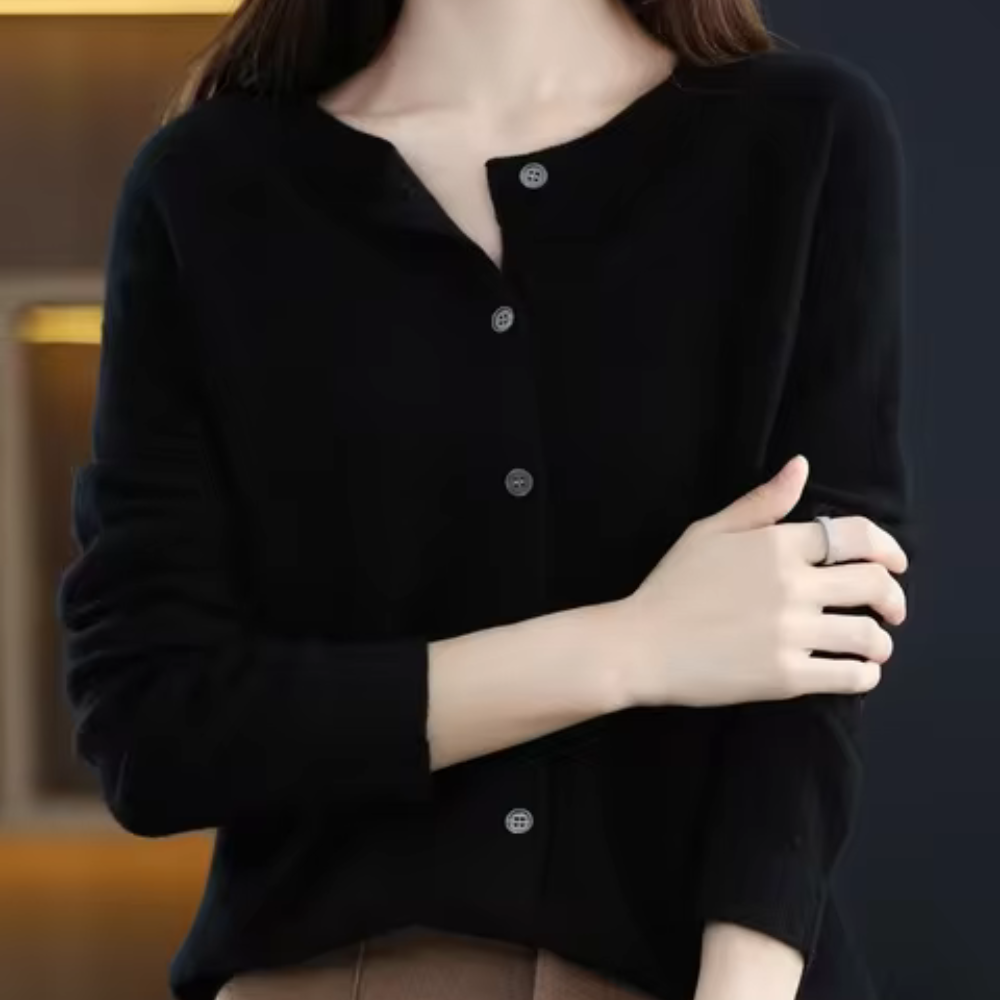 Heidi-Mode | Lässiger Cardigan Elegant Structure 1
