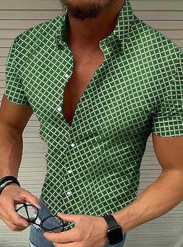 Hemd Herren | Kurzarm & Figurbetonter Look