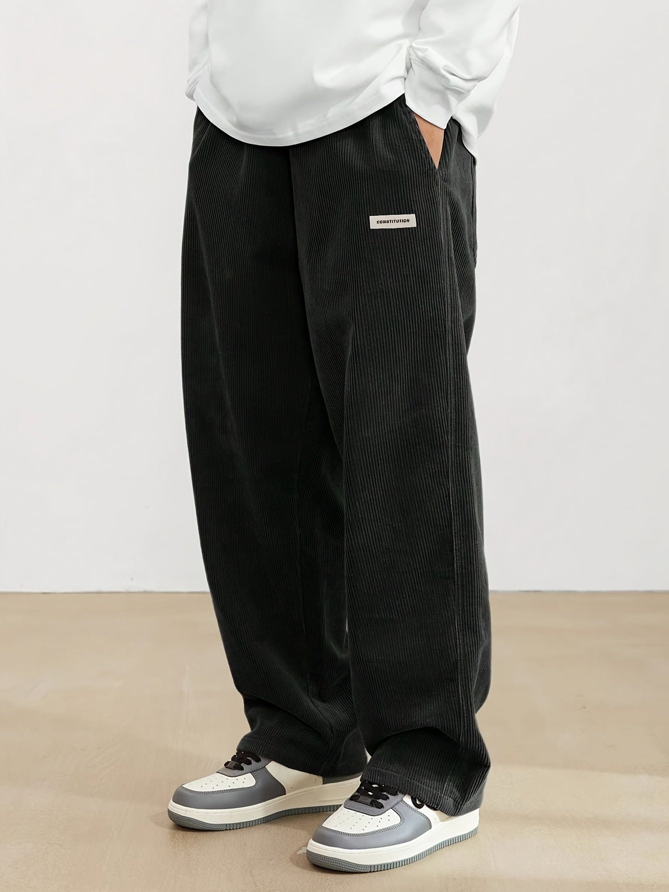 Herren Cordhose mit Taschen - Braun 5