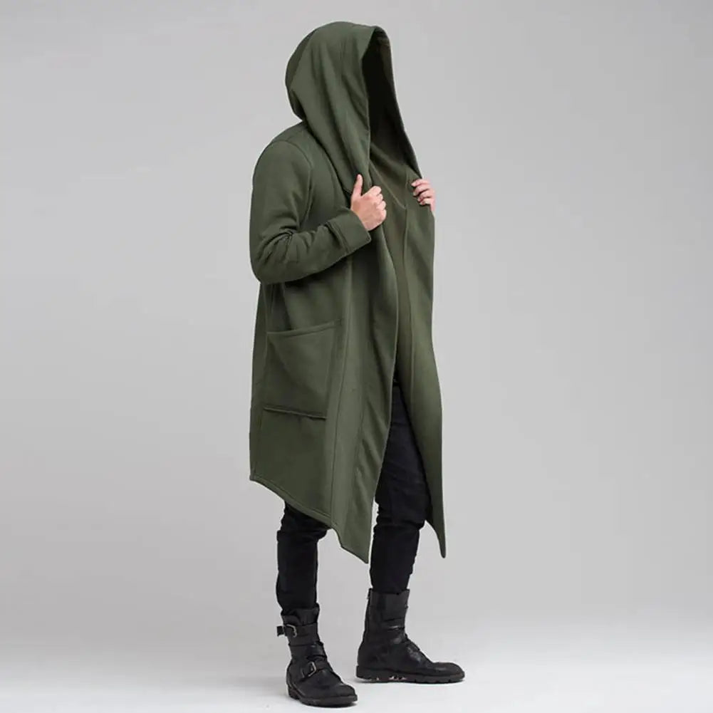 Herren Gothic Kapuzenstrickjacke 0