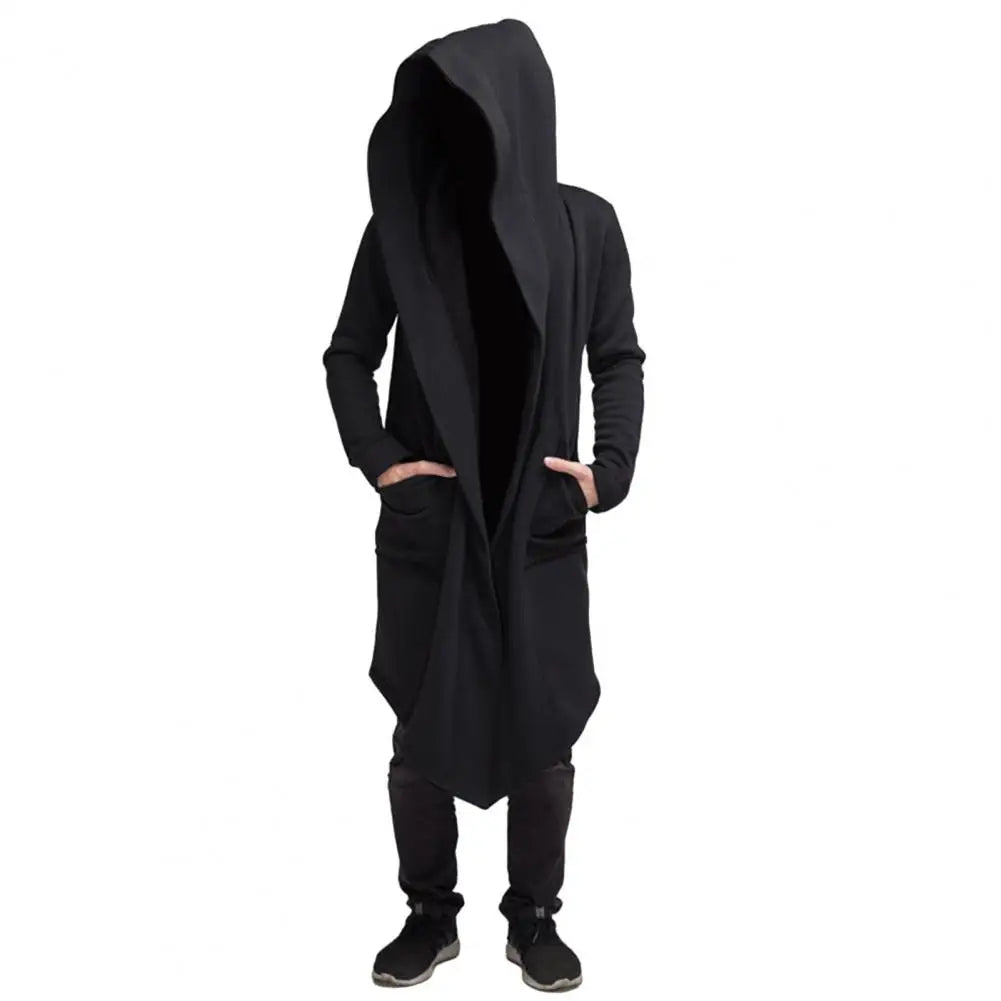 Herren Gothic Kapuzenstrickjacke 1