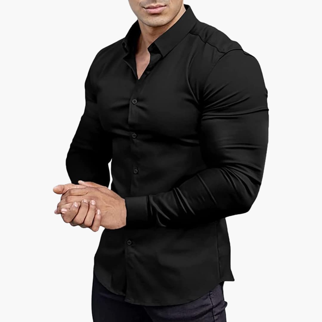 Herren Langarmhemd | Slim Fit 0